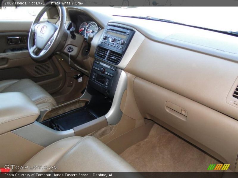 Taffeta White / Gray 2007 Honda Pilot EX-L