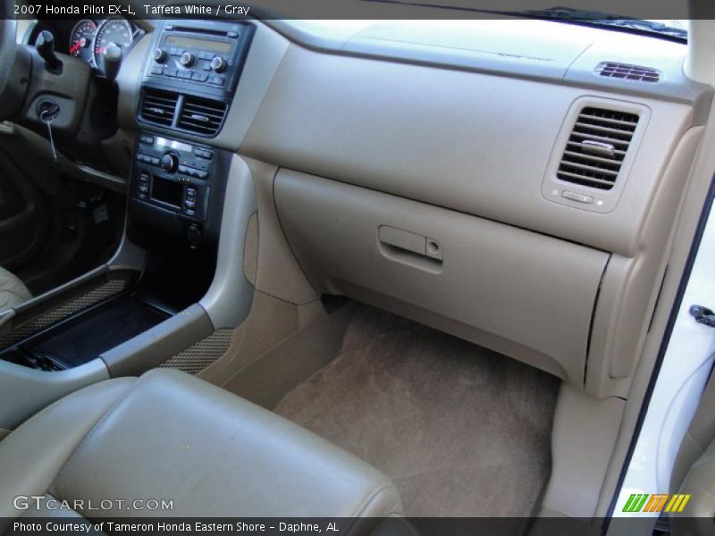 Taffeta White / Gray 2007 Honda Pilot EX-L