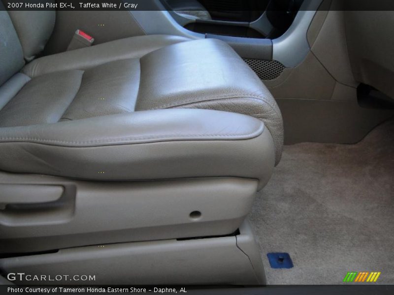 Taffeta White / Gray 2007 Honda Pilot EX-L