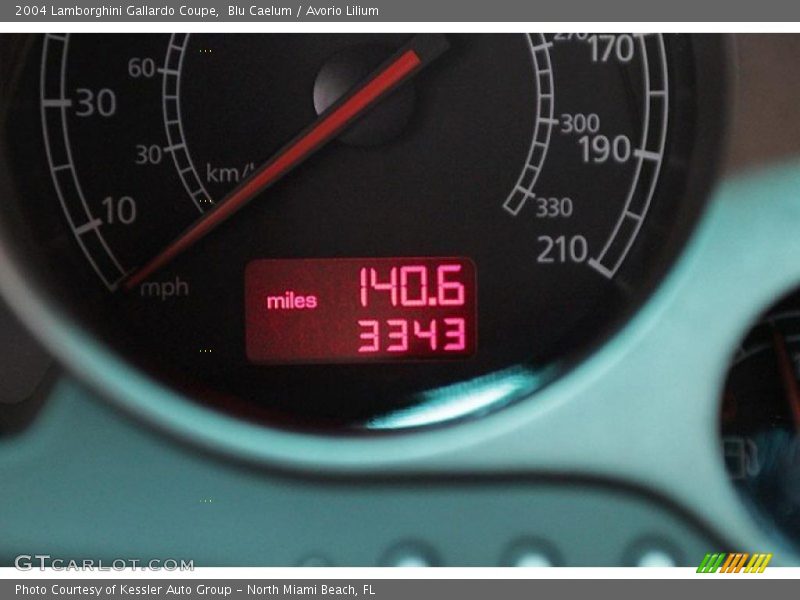 Blu Caelum / Avorio Lilium 2004 Lamborghini Gallardo Coupe