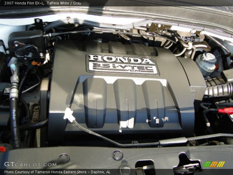 Taffeta White / Gray 2007 Honda Pilot EX-L