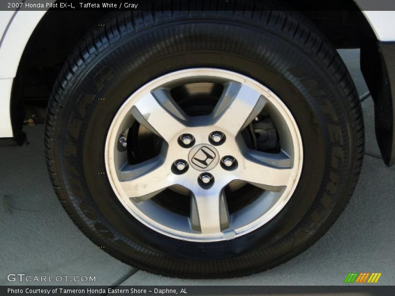 Taffeta White / Gray 2007 Honda Pilot EX-L