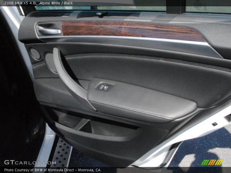 Alpine White / Black 2008 BMW X5 4.8i