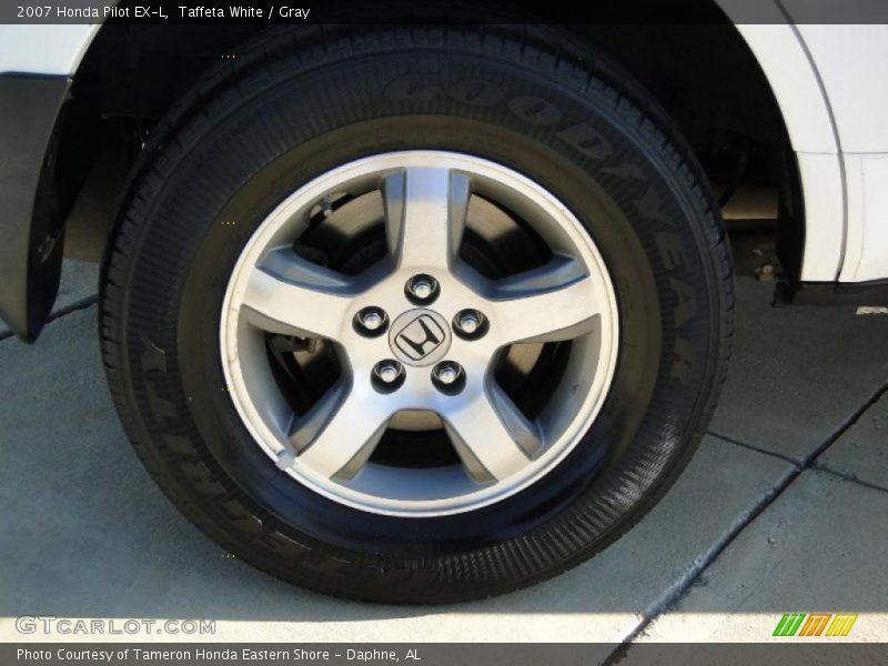 Taffeta White / Gray 2007 Honda Pilot EX-L
