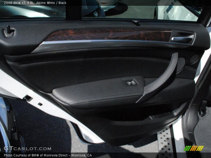 Alpine White / Black 2008 BMW X5 4.8i