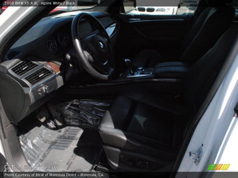 Alpine White / Black 2008 BMW X5 4.8i
