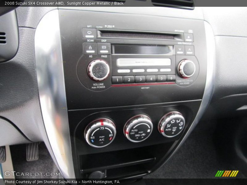 Sunlight Copper Metallic / Black 2008 Suzuki SX4 Crossover AWD