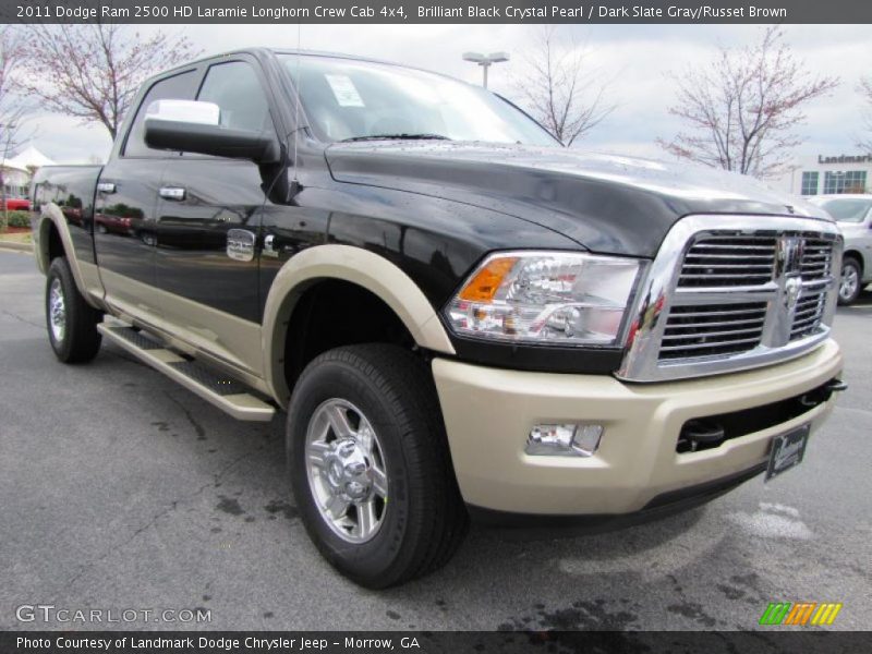 Front 3/4 View of 2011 Ram 2500 HD Laramie Longhorn Crew Cab 4x4