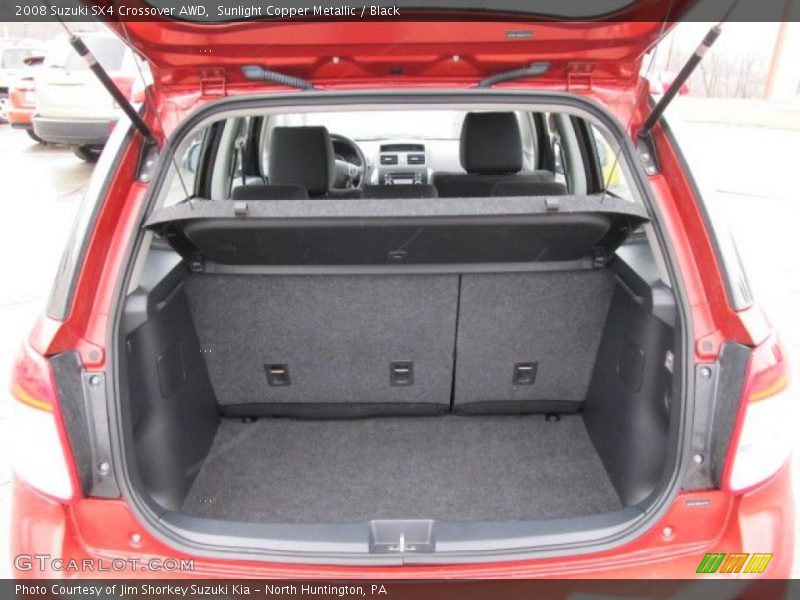 Sunlight Copper Metallic / Black 2008 Suzuki SX4 Crossover AWD