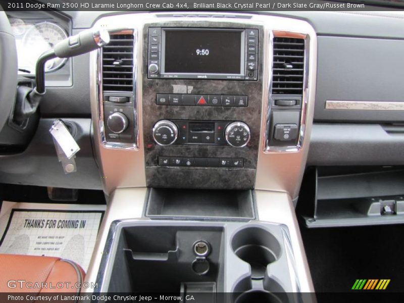 Dashboard of 2011 Ram 2500 HD Laramie Longhorn Crew Cab 4x4