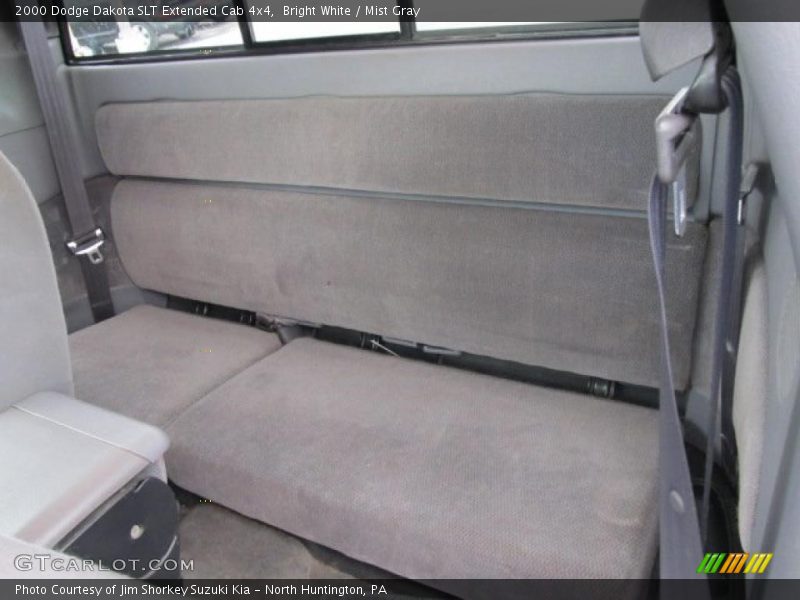 Bright White / Mist Gray 2000 Dodge Dakota SLT Extended Cab 4x4