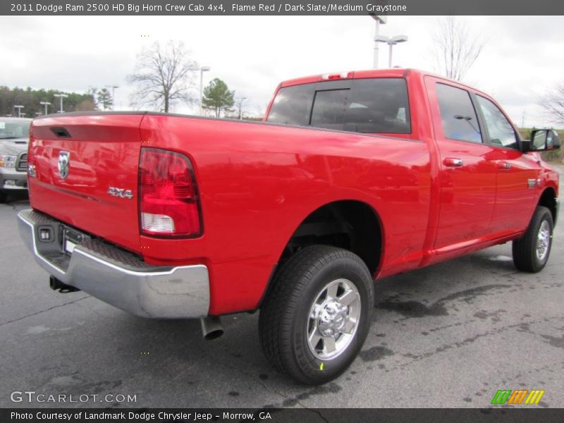  2011 Ram 2500 HD Big Horn Crew Cab 4x4 Flame Red