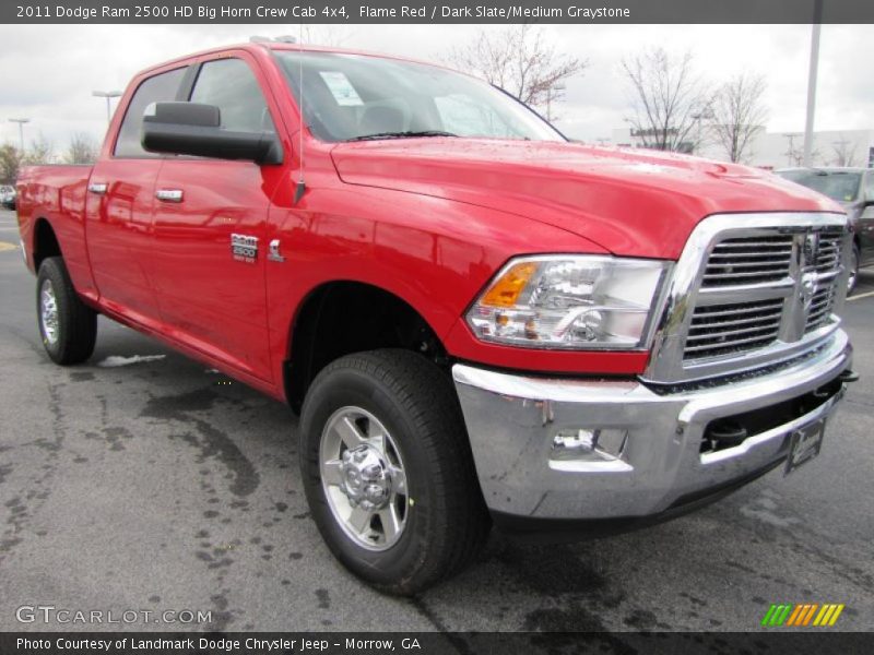 Front 3/4 View of 2011 Ram 2500 HD Big Horn Crew Cab 4x4