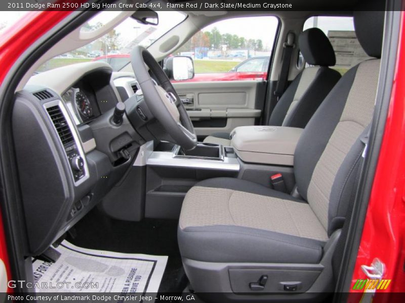  2011 Ram 2500 HD Big Horn Crew Cab 4x4 Dark Slate/Medium Graystone Interior
