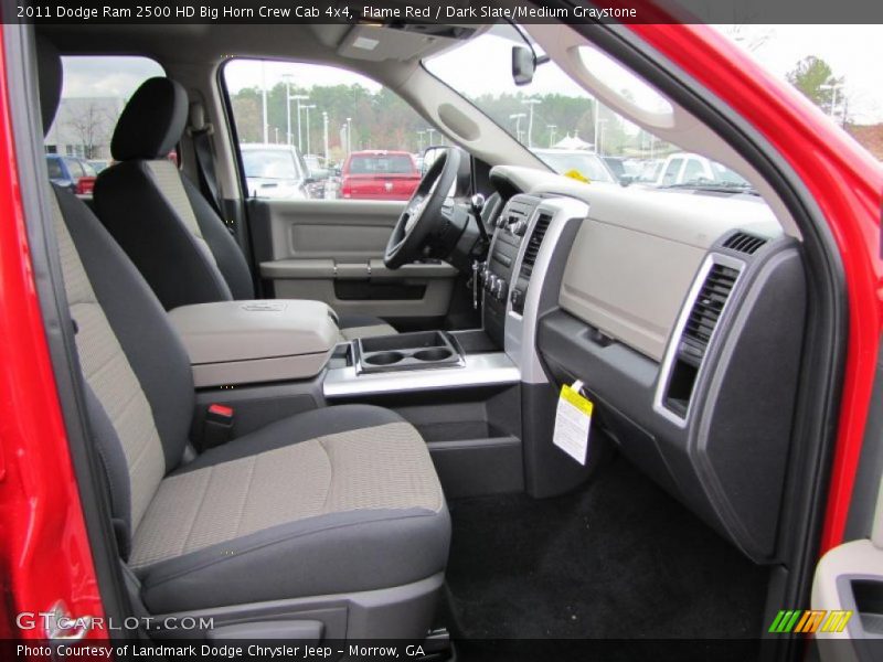 Flame Red / Dark Slate/Medium Graystone 2011 Dodge Ram 2500 HD Big Horn Crew Cab 4x4