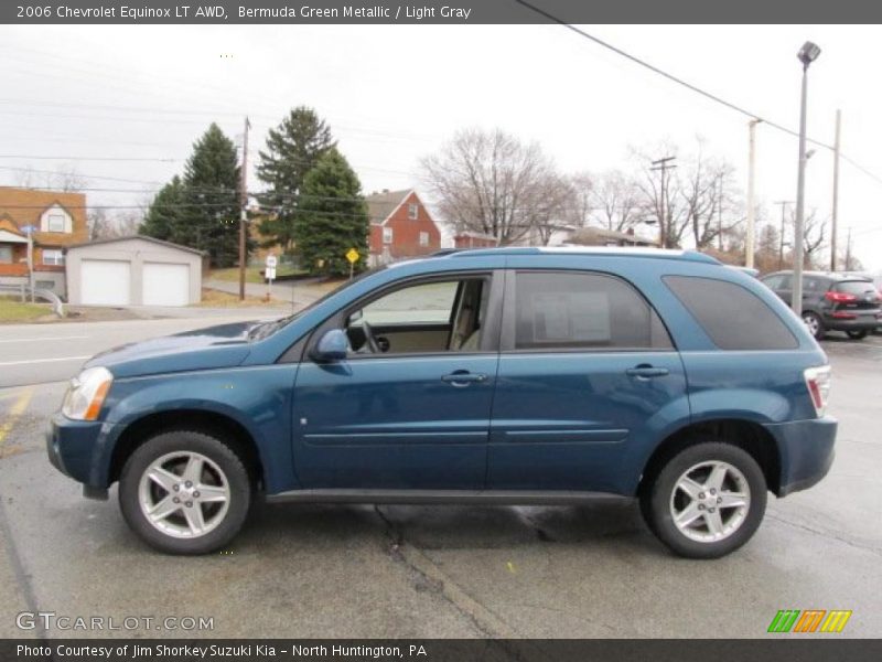 Bermuda Green Metallic / Light Gray 2006 Chevrolet Equinox LT AWD