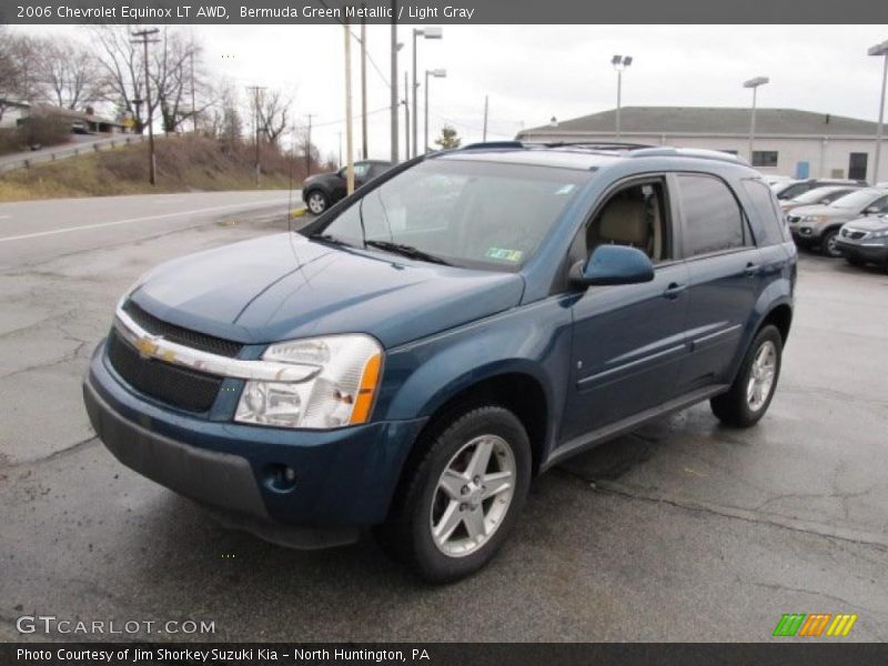 Bermuda Green Metallic / Light Gray 2006 Chevrolet Equinox LT AWD