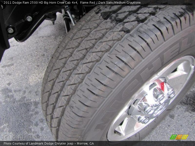 Flame Red / Dark Slate/Medium Graystone 2011 Dodge Ram 2500 HD Big Horn Crew Cab 4x4