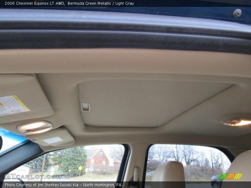 Bermuda Green Metallic / Light Gray 2006 Chevrolet Equinox LT AWD