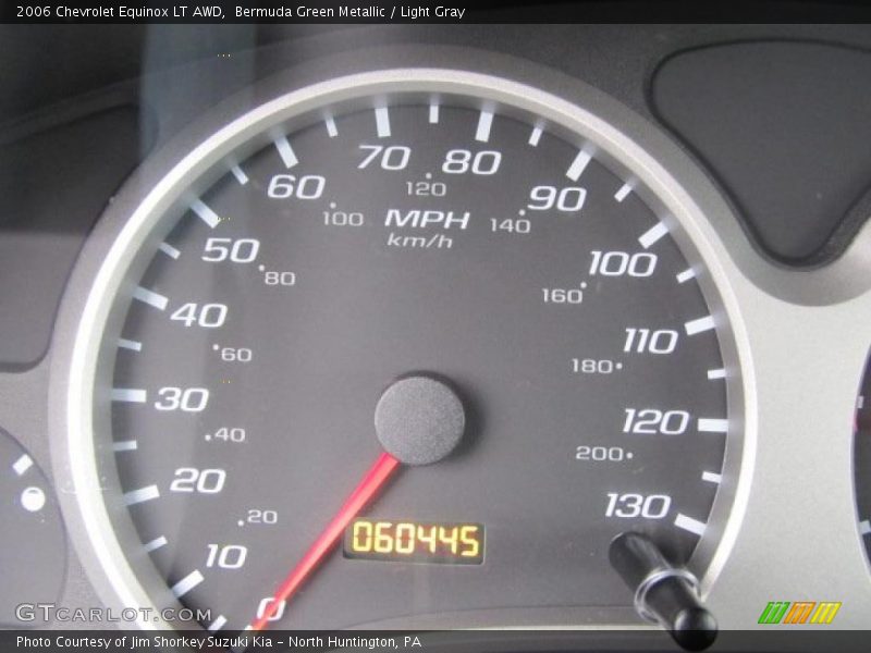 Bermuda Green Metallic / Light Gray 2006 Chevrolet Equinox LT AWD