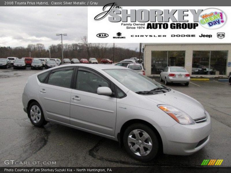 Classic Silver Metallic / Gray 2008 Toyota Prius Hybrid