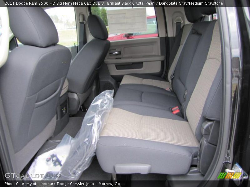  2011 Ram 3500 HD Big Horn Mega Cab Dually Dark Slate Gray/Medium Graystone Interior