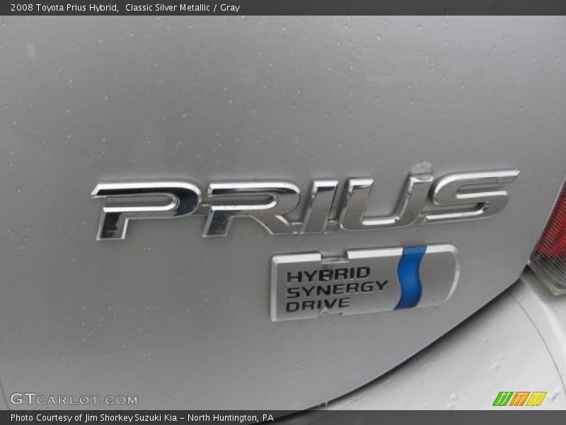 Classic Silver Metallic / Gray 2008 Toyota Prius Hybrid