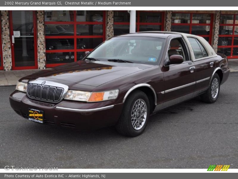 Chestnut Metallic / Medium Parchment 2002 Mercury Grand Marquis GS