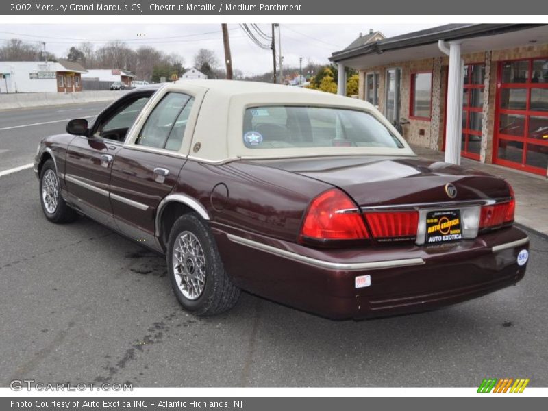 Chestnut Metallic / Medium Parchment 2002 Mercury Grand Marquis GS