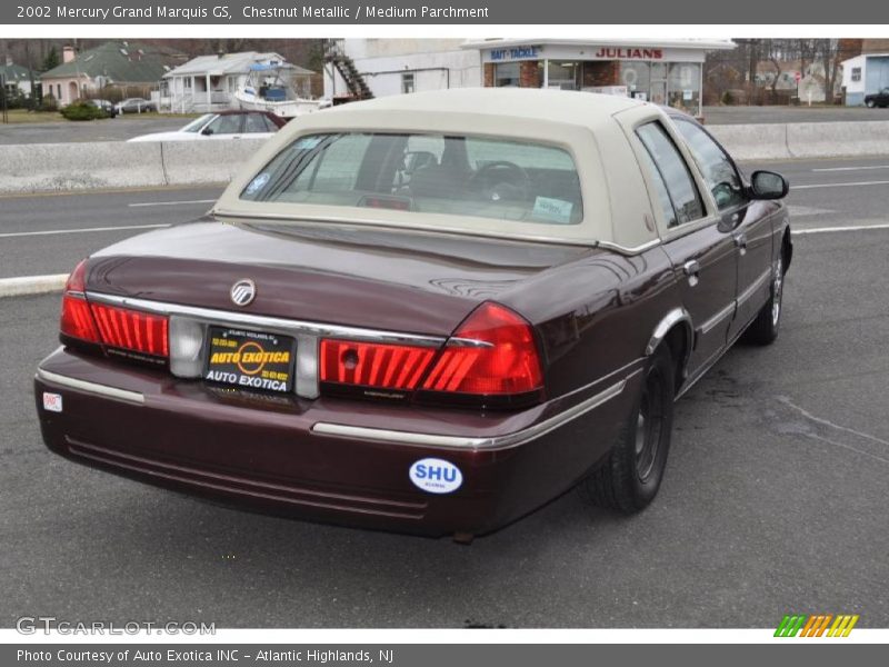 Chestnut Metallic / Medium Parchment 2002 Mercury Grand Marquis GS