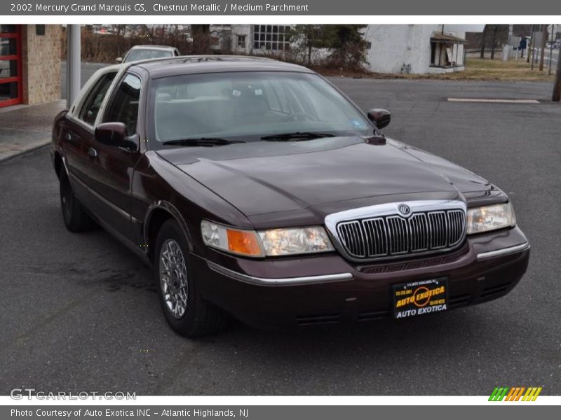 Chestnut Metallic / Medium Parchment 2002 Mercury Grand Marquis GS