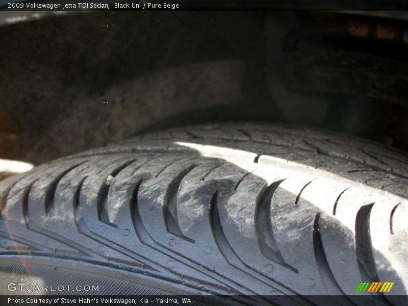 Black Uni / Pure Beige 2009 Volkswagen Jetta TDI Sedan