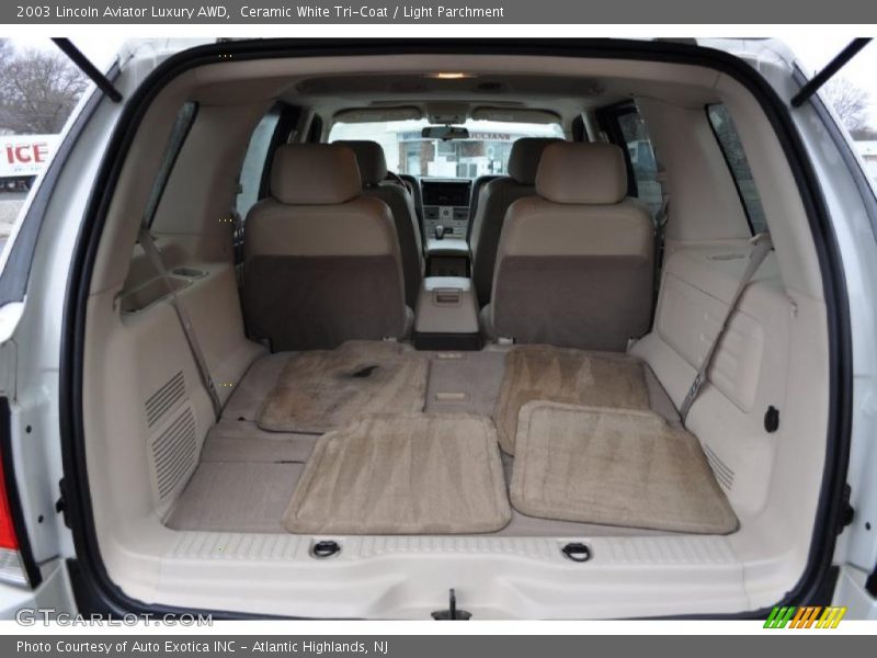 Ceramic White Tri-Coat / Light Parchment 2003 Lincoln Aviator Luxury AWD