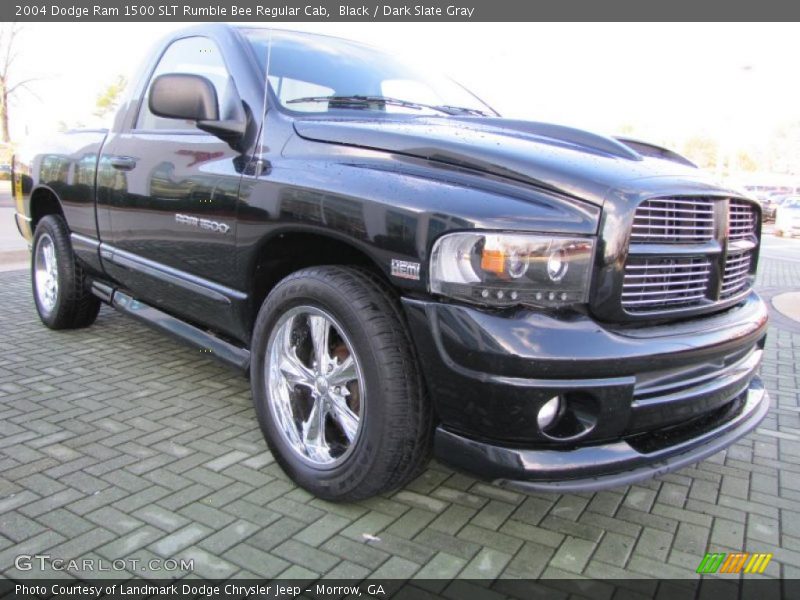 Front 3/4 View of 2004 Ram 1500 SLT Rumble Bee Regular Cab