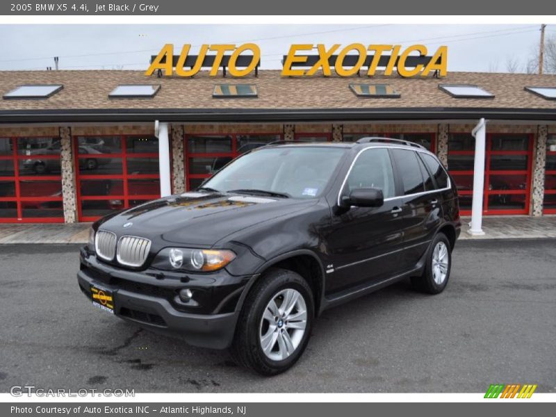 Jet Black / Grey 2005 BMW X5 4.4i