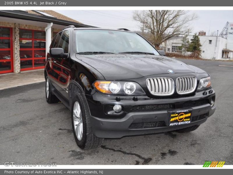 Jet Black / Grey 2005 BMW X5 4.4i