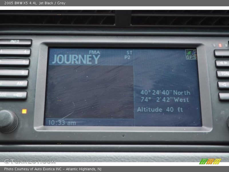 Jet Black / Grey 2005 BMW X5 4.4i
