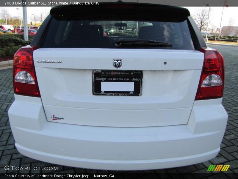 Stone White / Dark Slate Gray 2008 Dodge Caliber SE