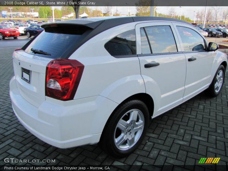 Stone White / Dark Slate Gray 2008 Dodge Caliber SE