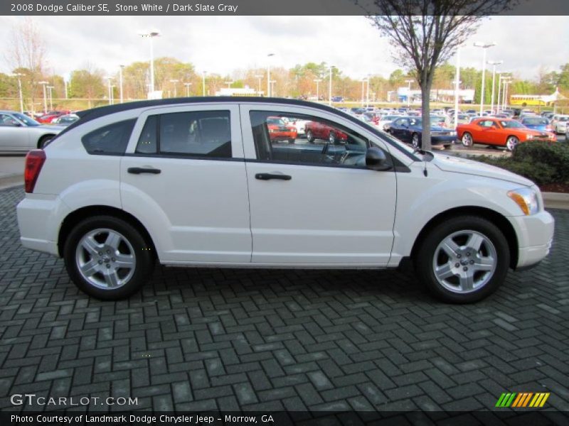 Stone White / Dark Slate Gray 2008 Dodge Caliber SE