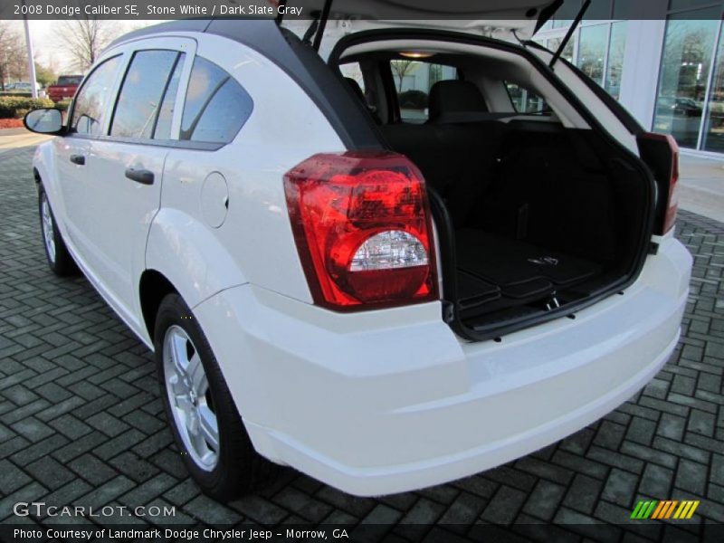 Stone White / Dark Slate Gray 2008 Dodge Caliber SE