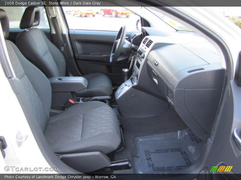 Stone White / Dark Slate Gray 2008 Dodge Caliber SE