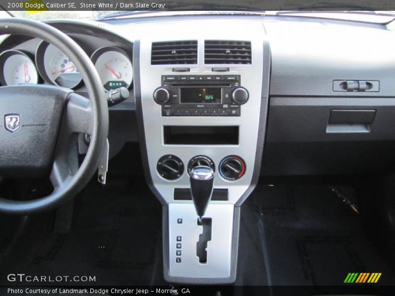 Stone White / Dark Slate Gray 2008 Dodge Caliber SE