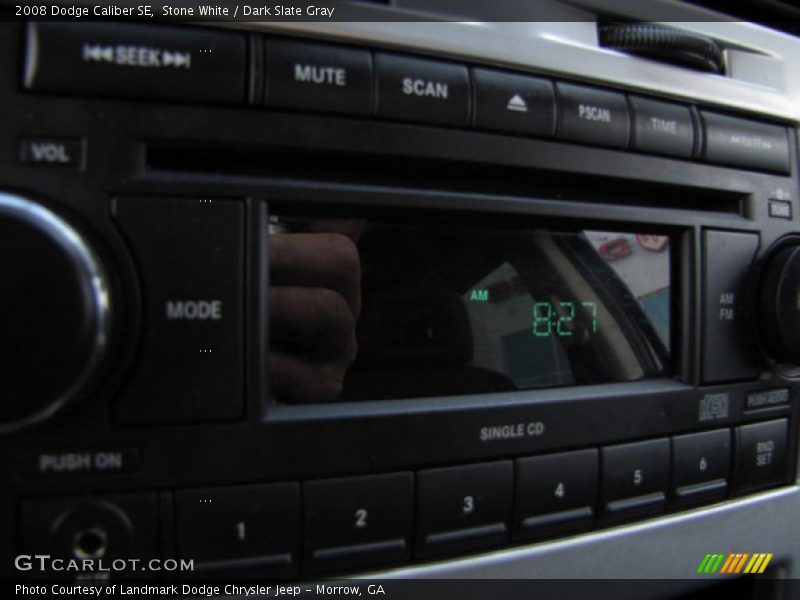 Stone White / Dark Slate Gray 2008 Dodge Caliber SE