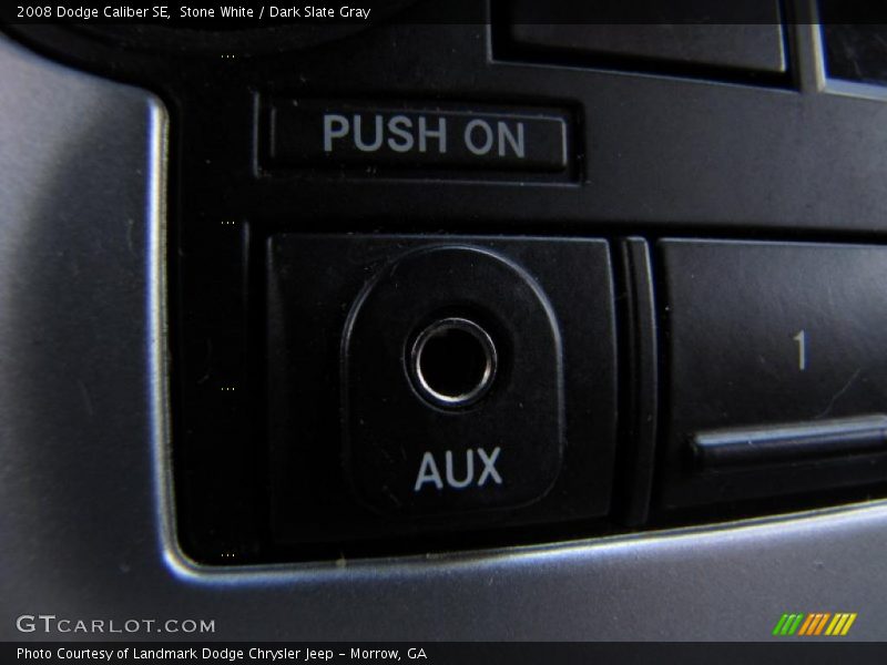 Stone White / Dark Slate Gray 2008 Dodge Caliber SE