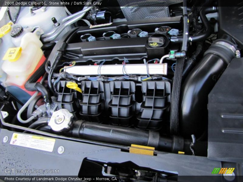 Stone White / Dark Slate Gray 2008 Dodge Caliber SE