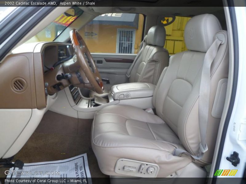 Aspen White / Shale 2002 Cadillac Escalade AWD