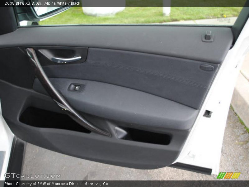 Alpine White / Black 2008 BMW X3 3.0si