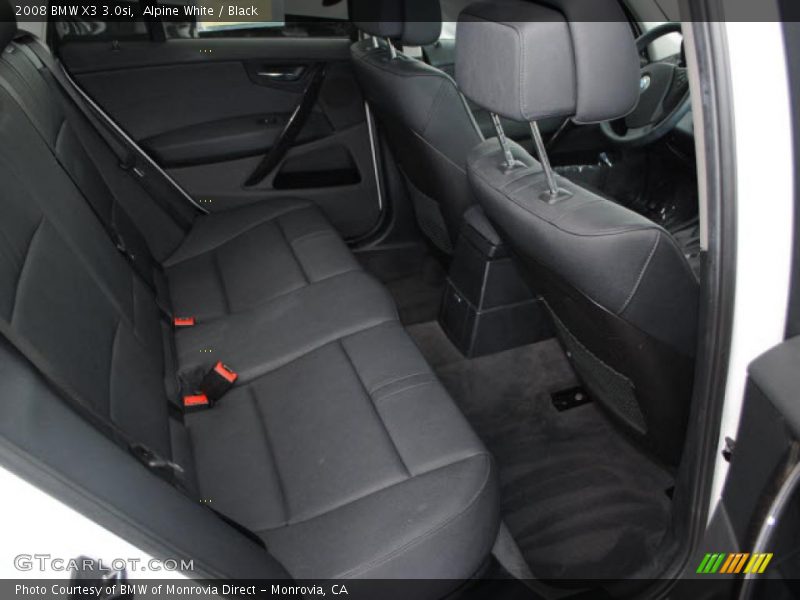 Alpine White / Black 2008 BMW X3 3.0si