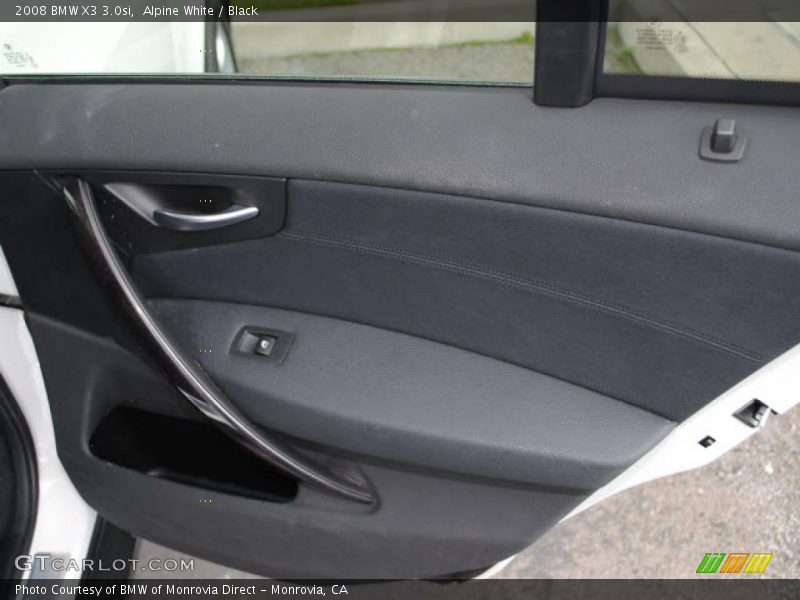 Alpine White / Black 2008 BMW X3 3.0si
